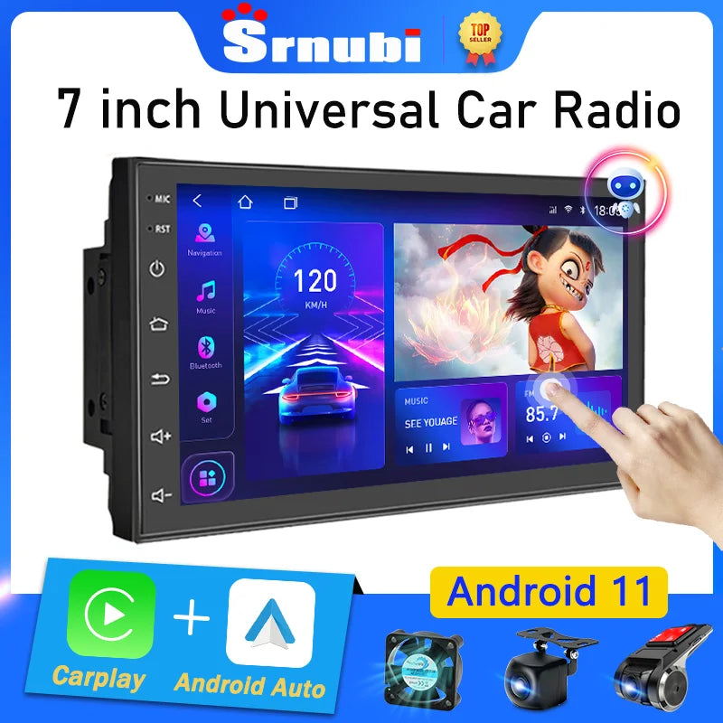 2D Android Car Radio Multimedia Player