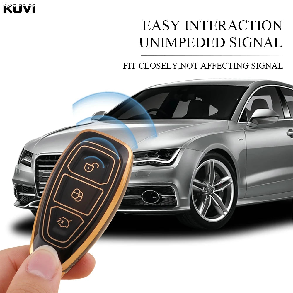 Car Remote Smart Key Case Cover Shell For Ford