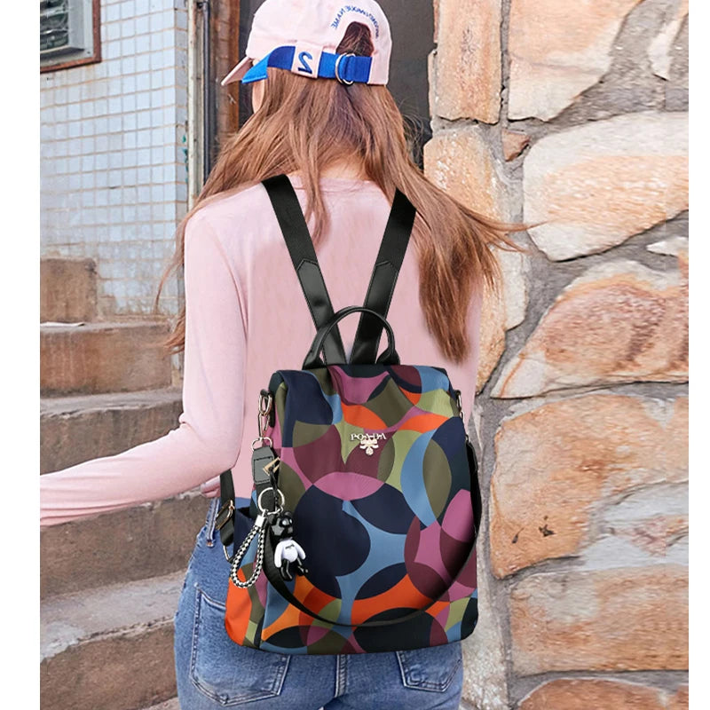 Pretty Girl Oxford Cloth School Backpack