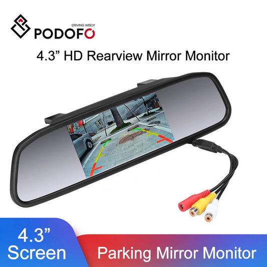 4 LED Night Vision Car HD Video Auto Parking Monitor