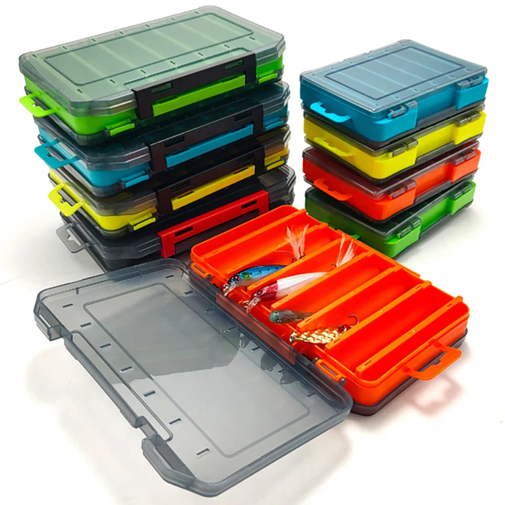 Fishing Tackle Box for Lure Storage with 14 Compartments Set