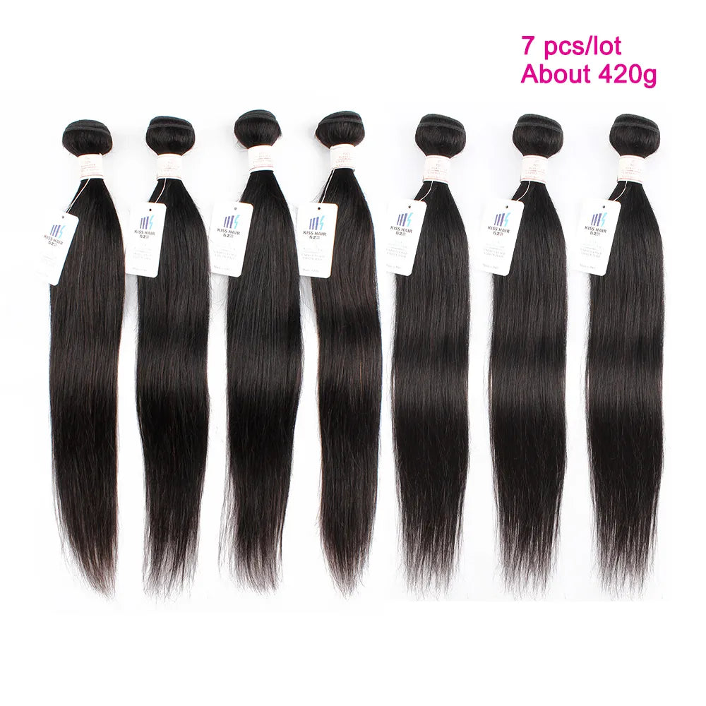 1pc, 3pc, 5pc, and 7pcs per lot of 12-22 inch natural black human hair bundles