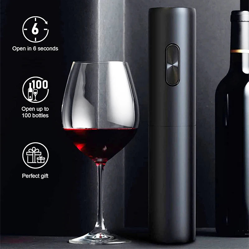 Rechargeable Electric Wine Opener Set With Base