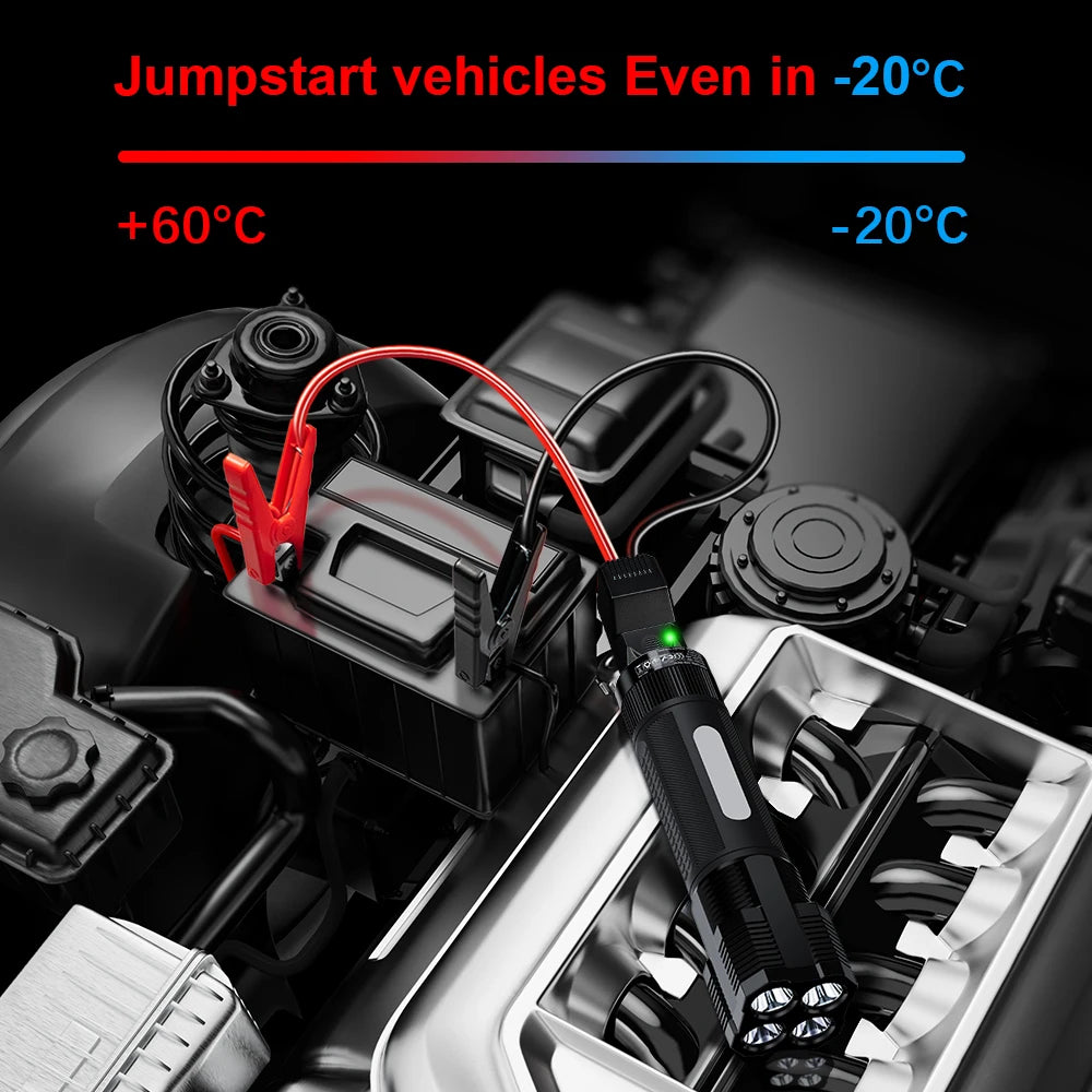 Car Jump Starter with flashlight