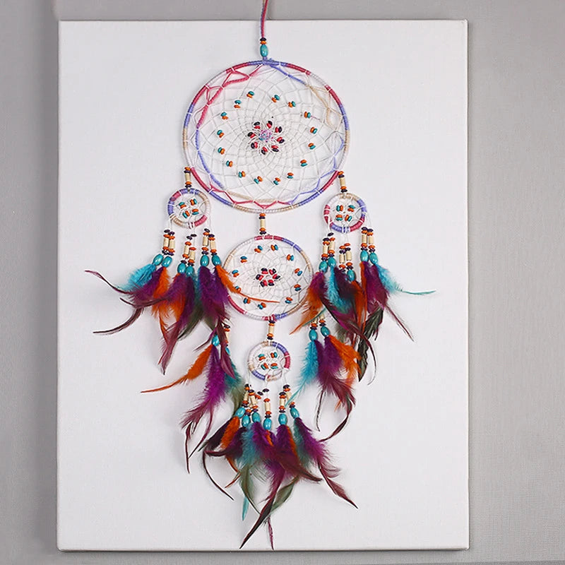 handmade five-ring dream catcher