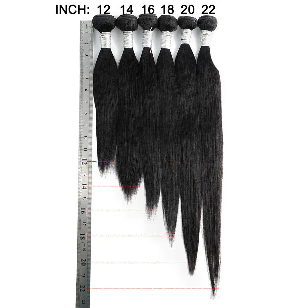 1pc, 3pc, 5pc, and 7pcs per lot of 12-22 inch natural black human hair bundles