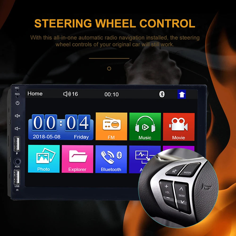 7 Inch Touch HD Capacitive Screen Car MP5 with Double USB Mirror Link