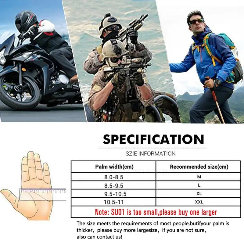 Touch Screen Breathable Motorcycle Gloves