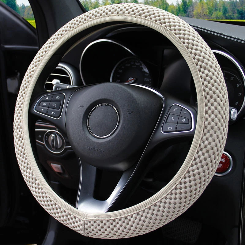 New Four Seasons universal massage coarse mesh ice silk ring steering wheel cover