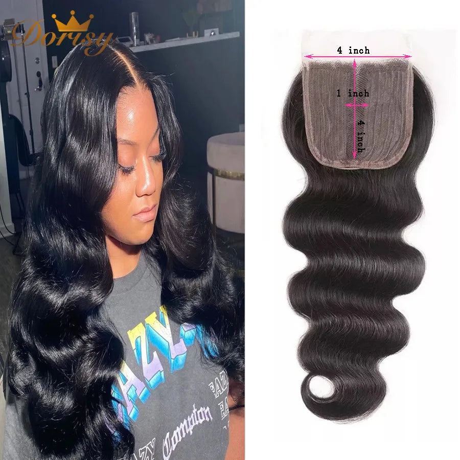 24 Inch 4x4x1 Curly HD Lace Closure