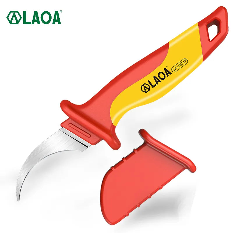 Insulated Electrician Knife for Cable Stripping Peeling Tool