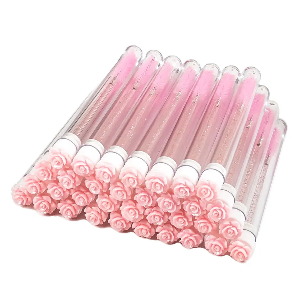 50pcs Reusable Eyelash Brush Tube