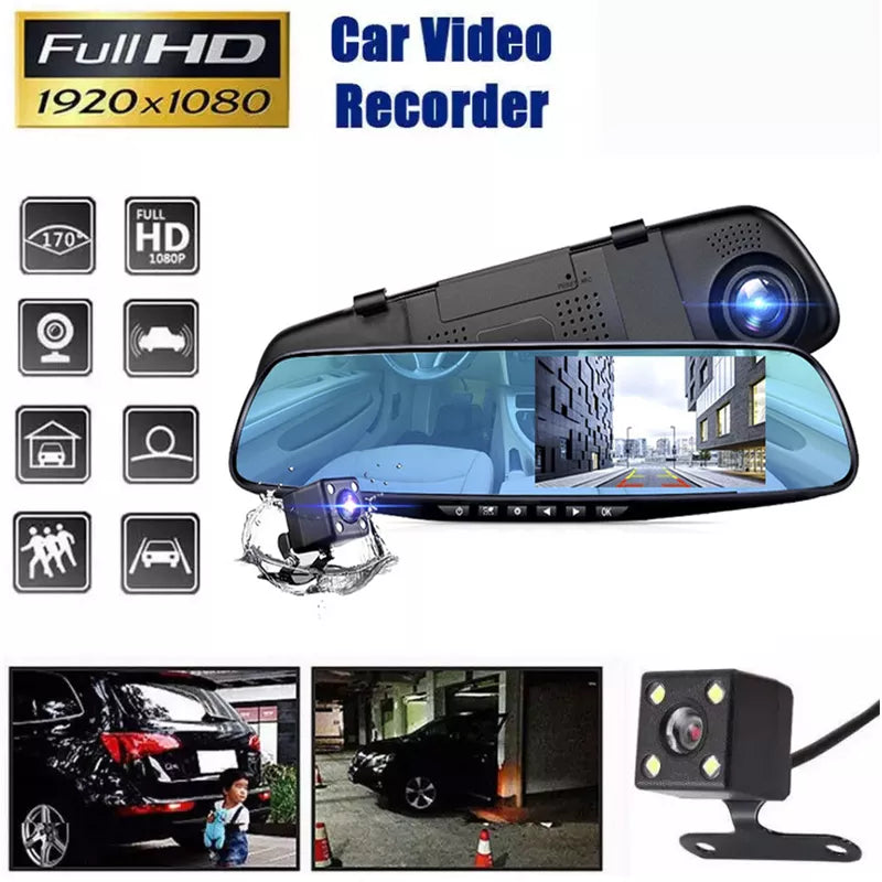 24H HD 1080P 4.3-inch DVR/Dash Cam Car