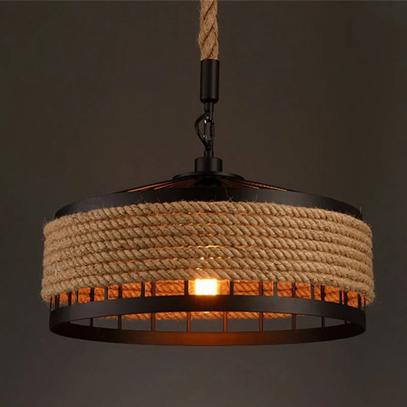 Spain Classical Sisal rope pendant lamp