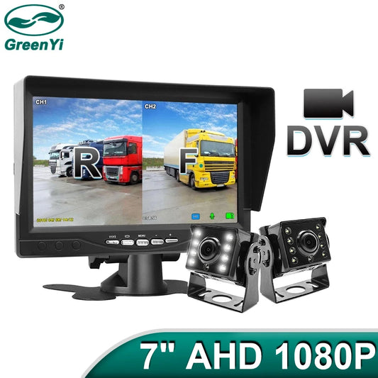 2 Truck 1920*1080 Recording Backup Camera and AHD Night Vision