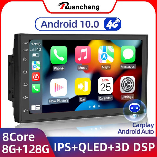 8G, 128G, and 2D Android Car Radio with GPS