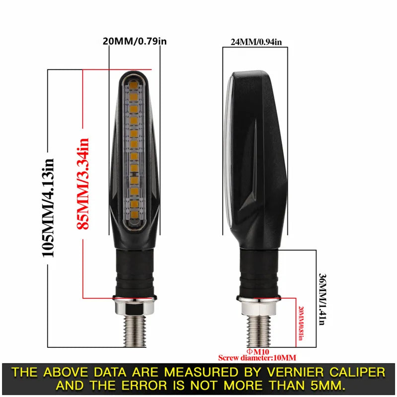 12V Motorcycle Turn Signals Lights