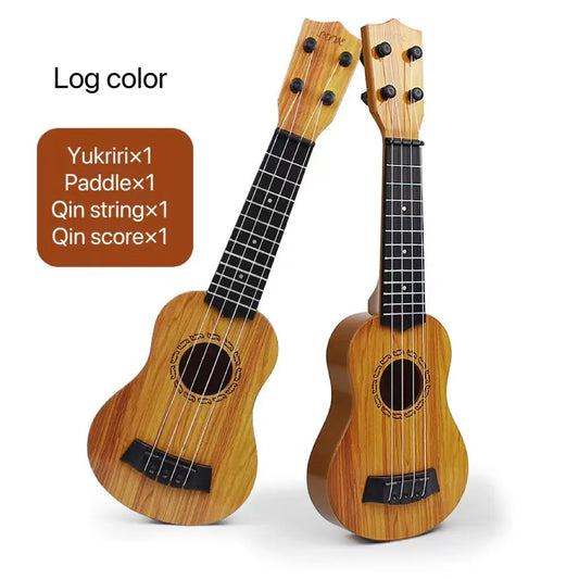 35cm Children Guitar Toy Can Be Used To Play Elementary Instruments With Paddles Simulating Yukrili Music Toys