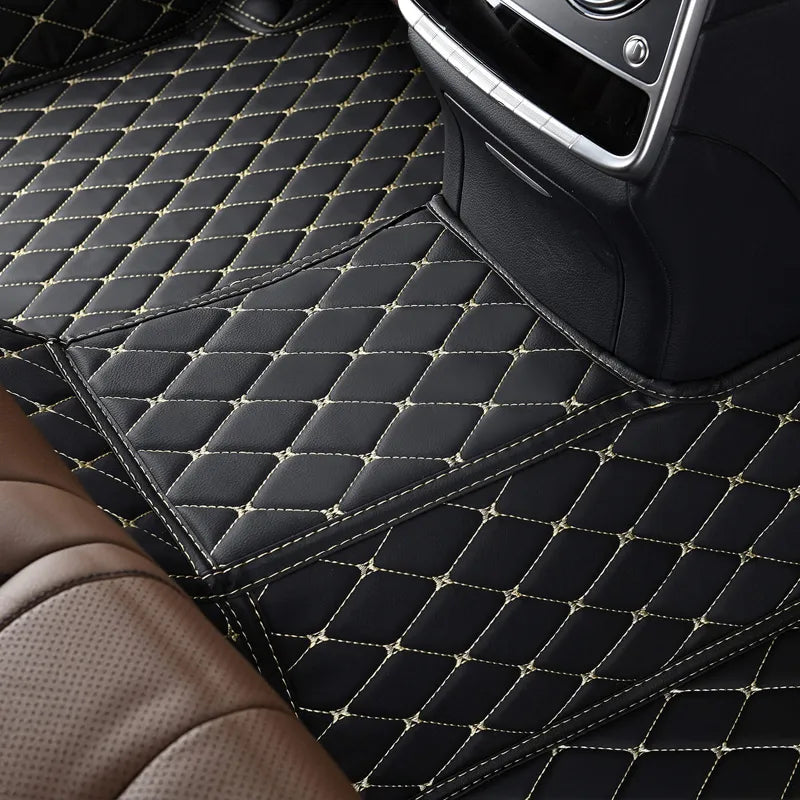 100% Fit Custom Made Leather Car Floor Mats