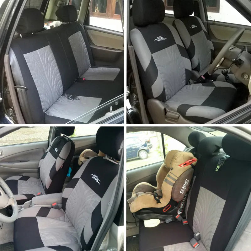 Embroidery Universal Car Seat Covers Set