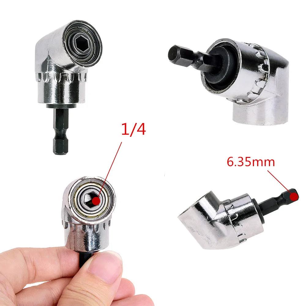 Adjustable 105 Degree Elbow Screwdriver Holder Set