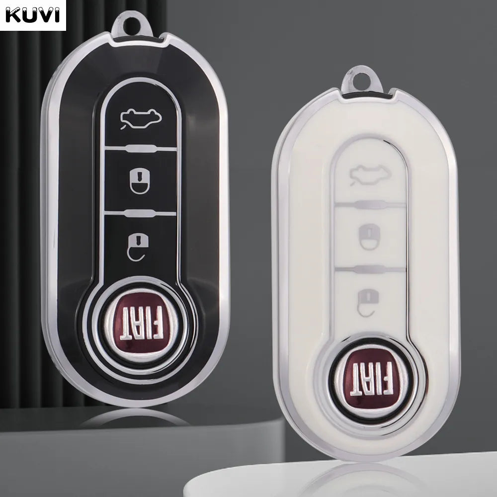 3 Buttons Car Flip Key Case Cover For Fiat Ducato