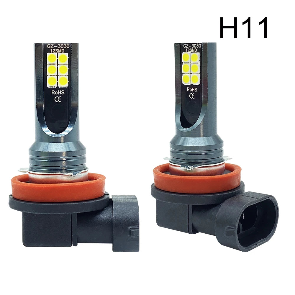 2Pcs 12V Car Fog Light Bulbs