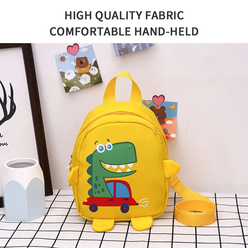 1 PCS Kids Cartoon Mini Dinosaur Backpack Anti Lost Bag Kindergarten School Bag Backpack