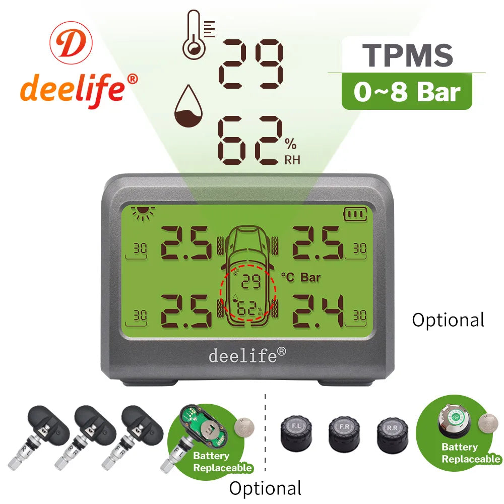 Solar Car Tire Pressure Monitoring System