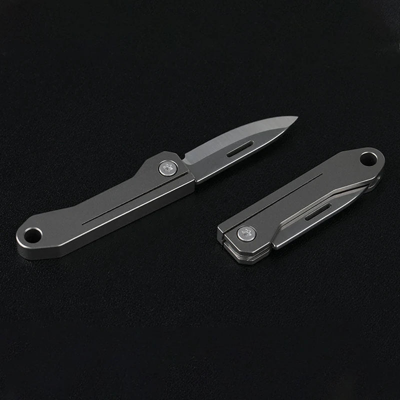 Mini Titanium Alloy Knife Camping Equipment