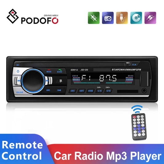 Digital Bluetooth Car Radio Stereo Player