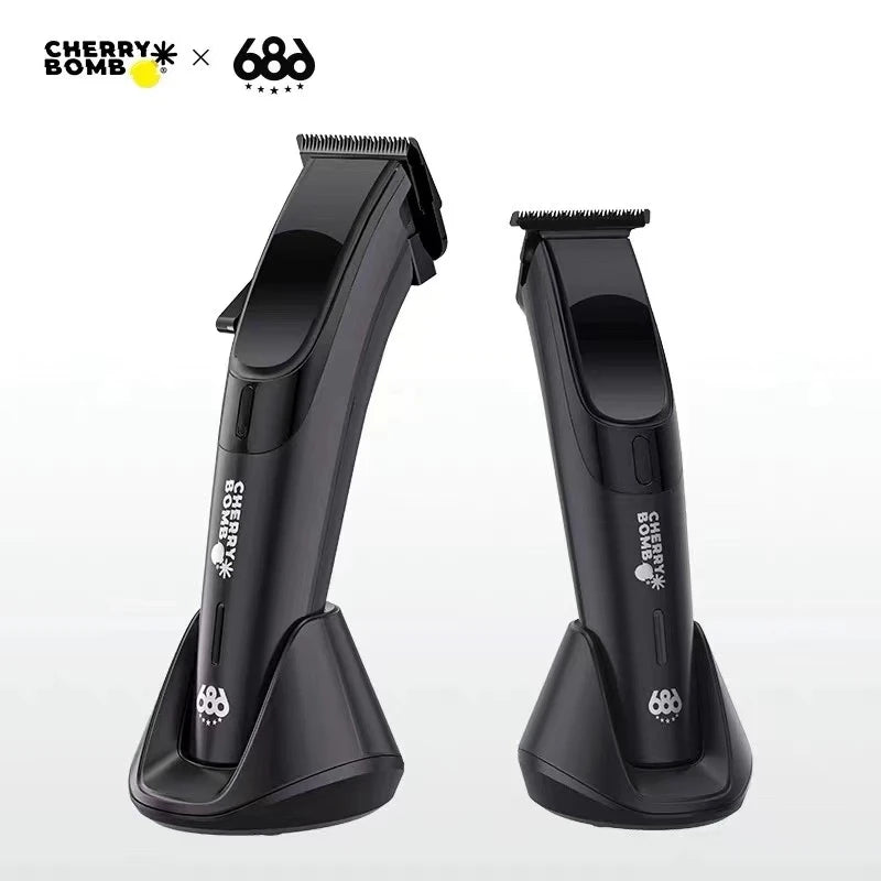 Cherry bomb 686 hair clipper  electric shears Barber Gamma mrd  Same accessories 7000 RPM Professional men's hairdressing tools
