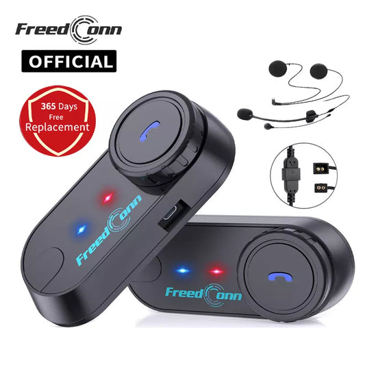 Bluetooth Motorcycle Intercom Helmet Headset