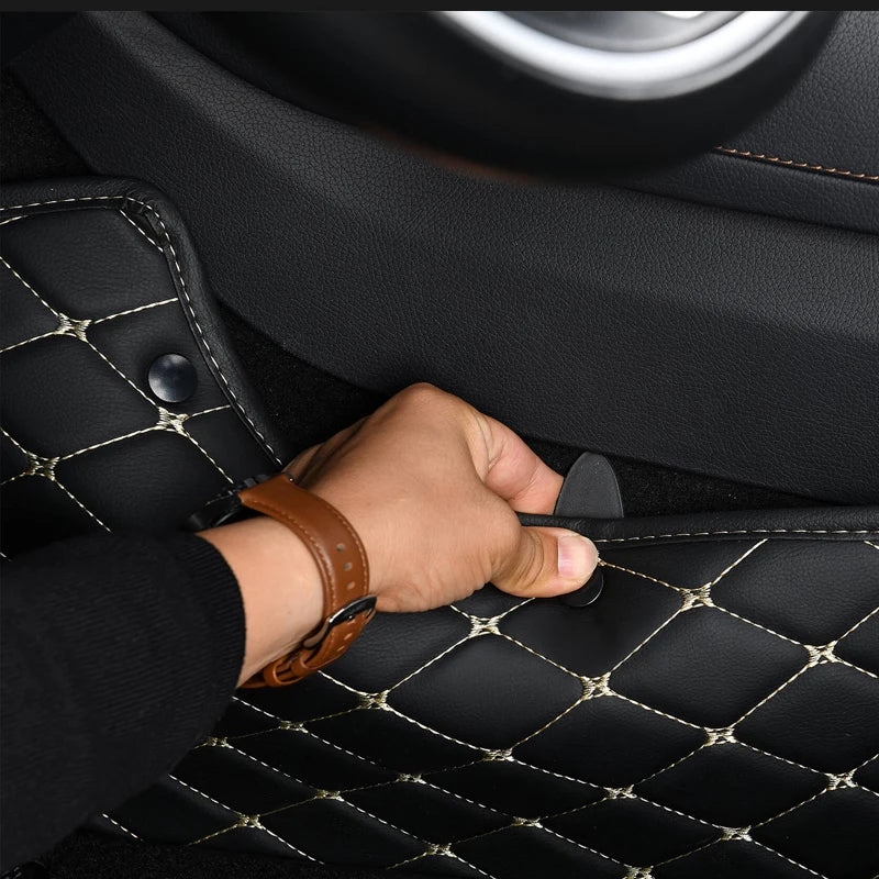 Custom Made Leather Car Floor Mats For Kia Sportage 4 nq5 2022 Interior Details Carpets Rugs Foot Pads Accessories