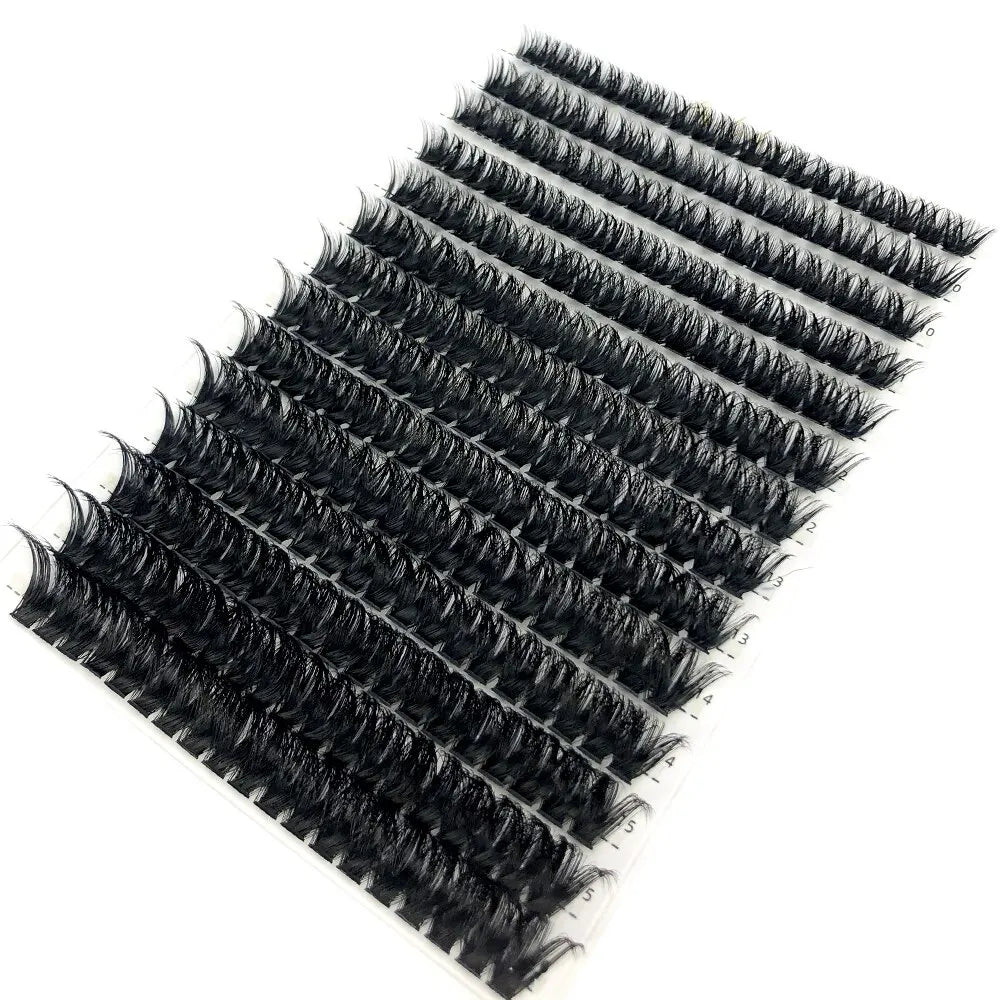 30D 40D 60D 80D Mixed Tray Individual Lashes 3D Russia Volume Eye Lashes Soft Natural Lashes Mink Lash Cluster False Eyelashes