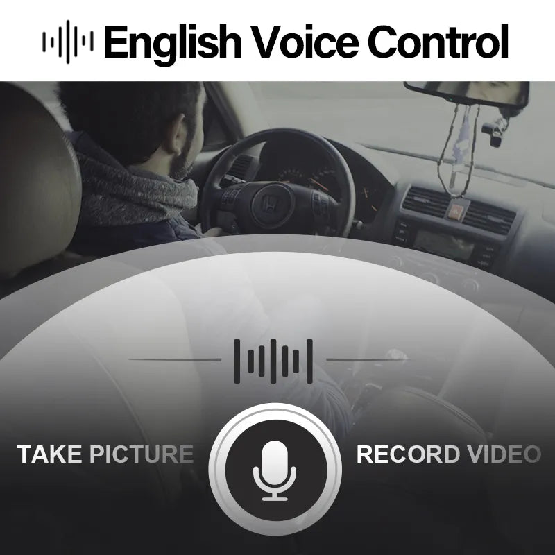 English Voice Control with 1080P HD Night Vision