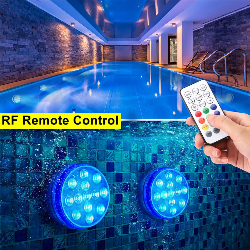 Updated Submersible LED Lights with Remote