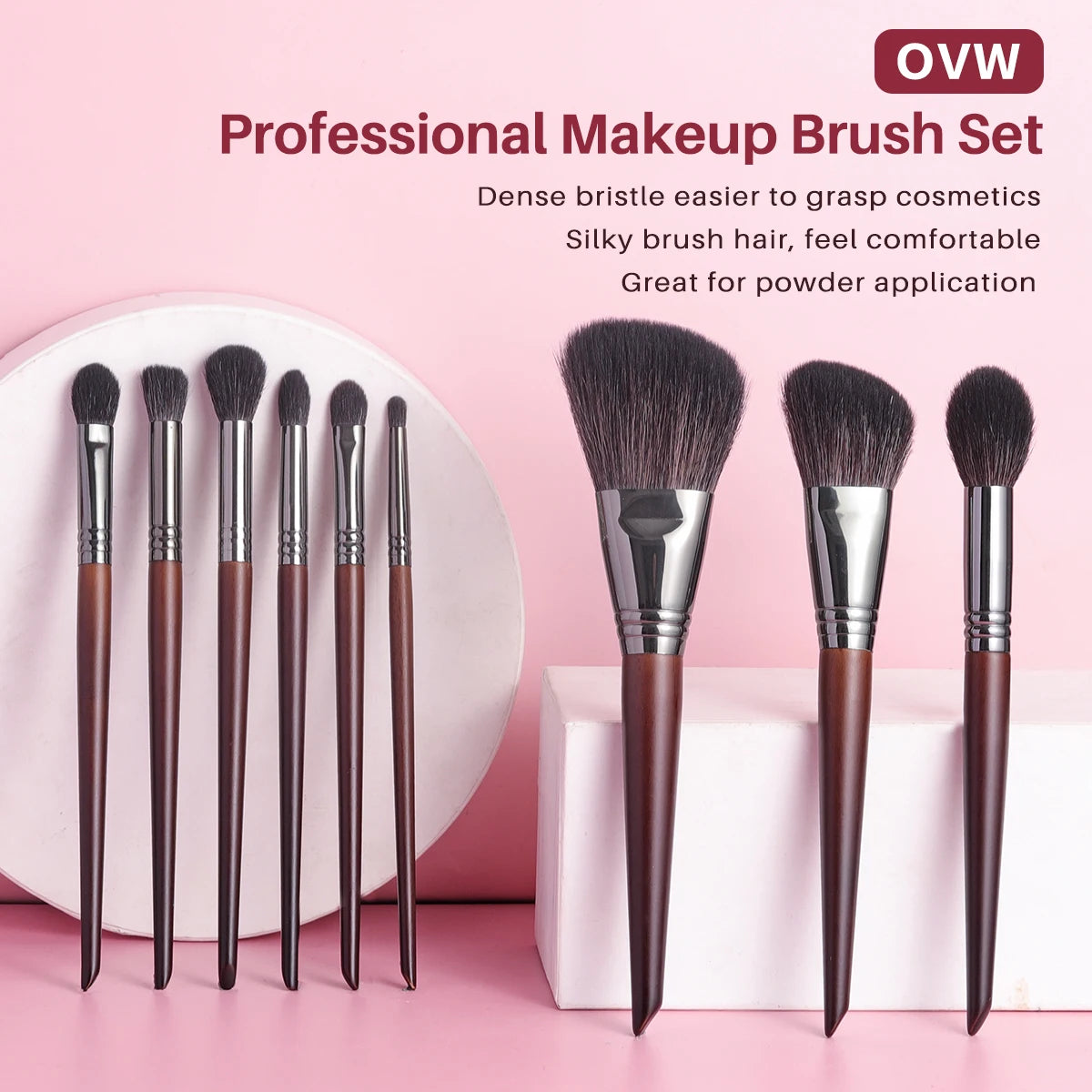 7/8/9 PCS All Goat Hair Makeup Brush Set