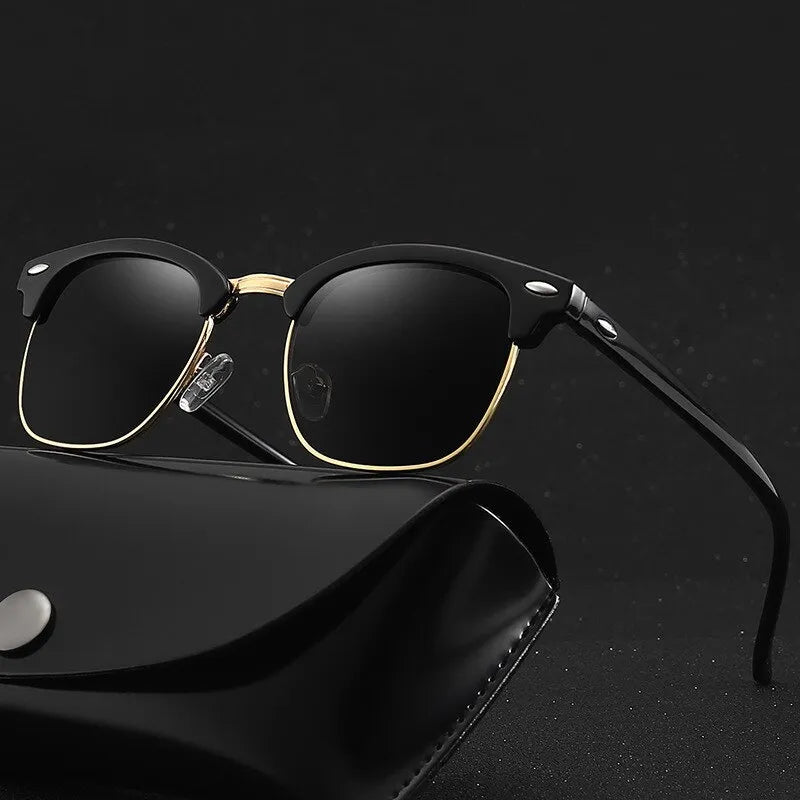 Classic Style Sunglasses Retro Men UV Protection Trend Sunglasses Polarized