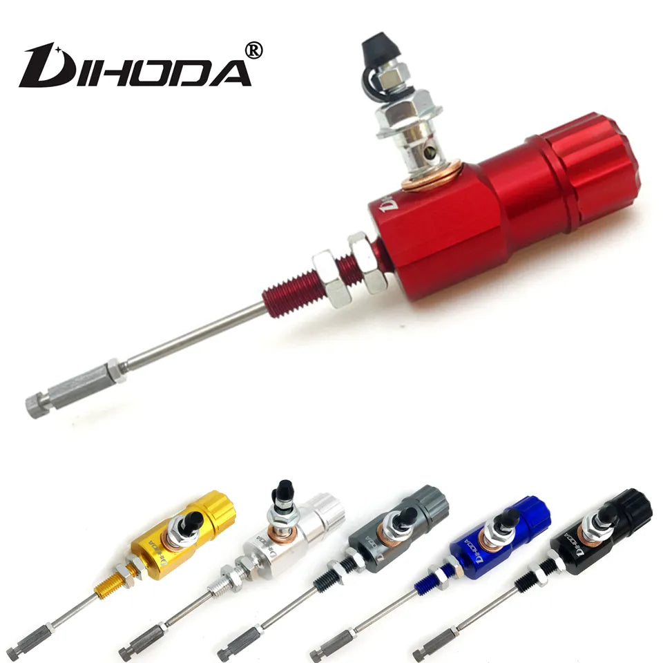 Hydraulic brake clutch master cylinder system for motorcycle performance