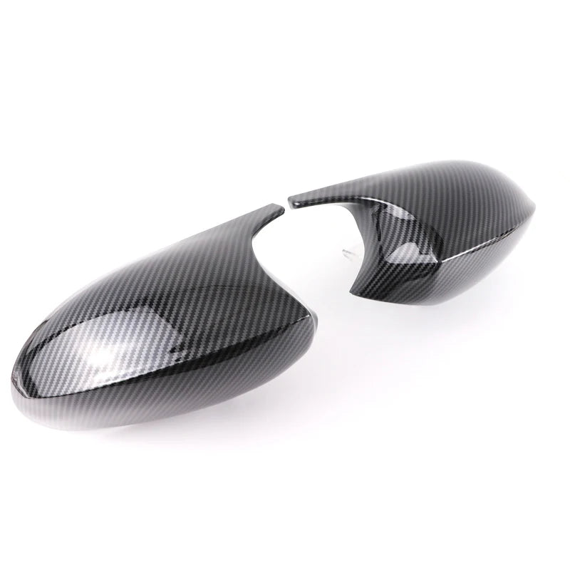 Rear Mirror Black Carbon Fiber Cover for BMW 1 3 Series