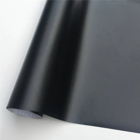 Matte Black Vinyl Film Car Wrap Foil Sticker