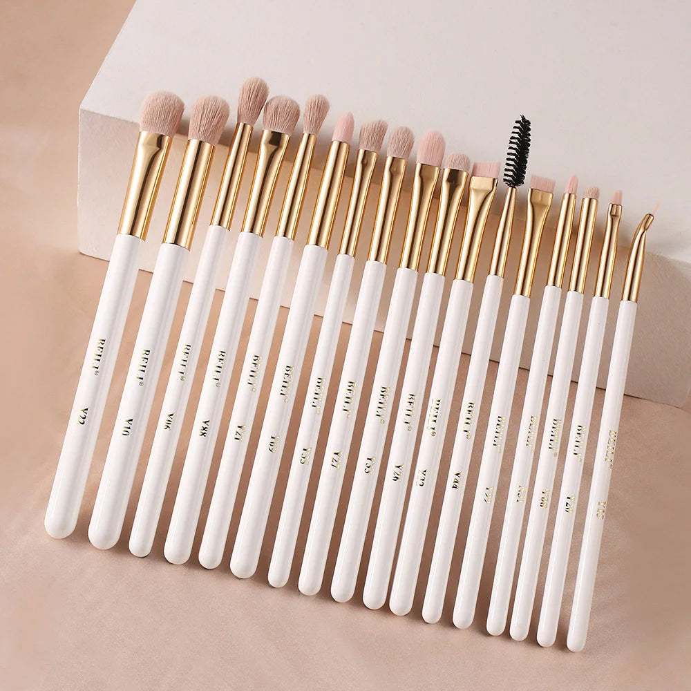 White Gold Professional Makeup Brushes Set