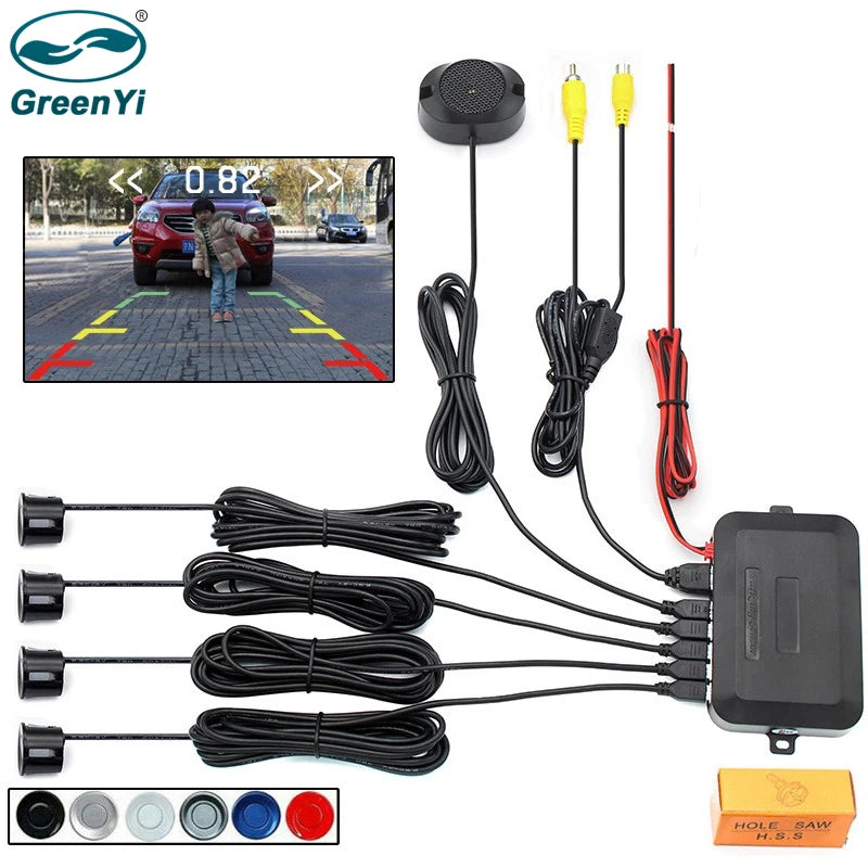 Dual Core CPU Car Video Parking Sensor