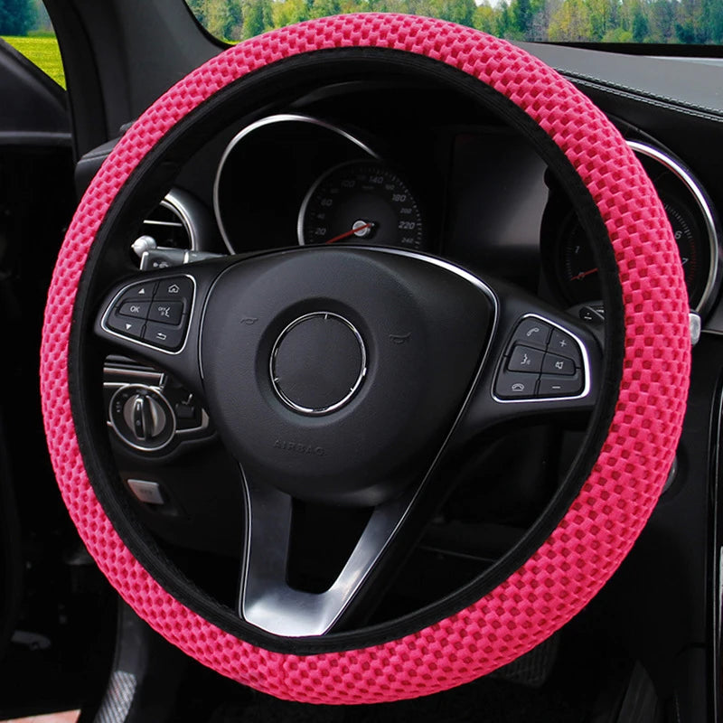 New Four Seasons universal massage coarse mesh ice silk ring steering wheel cover