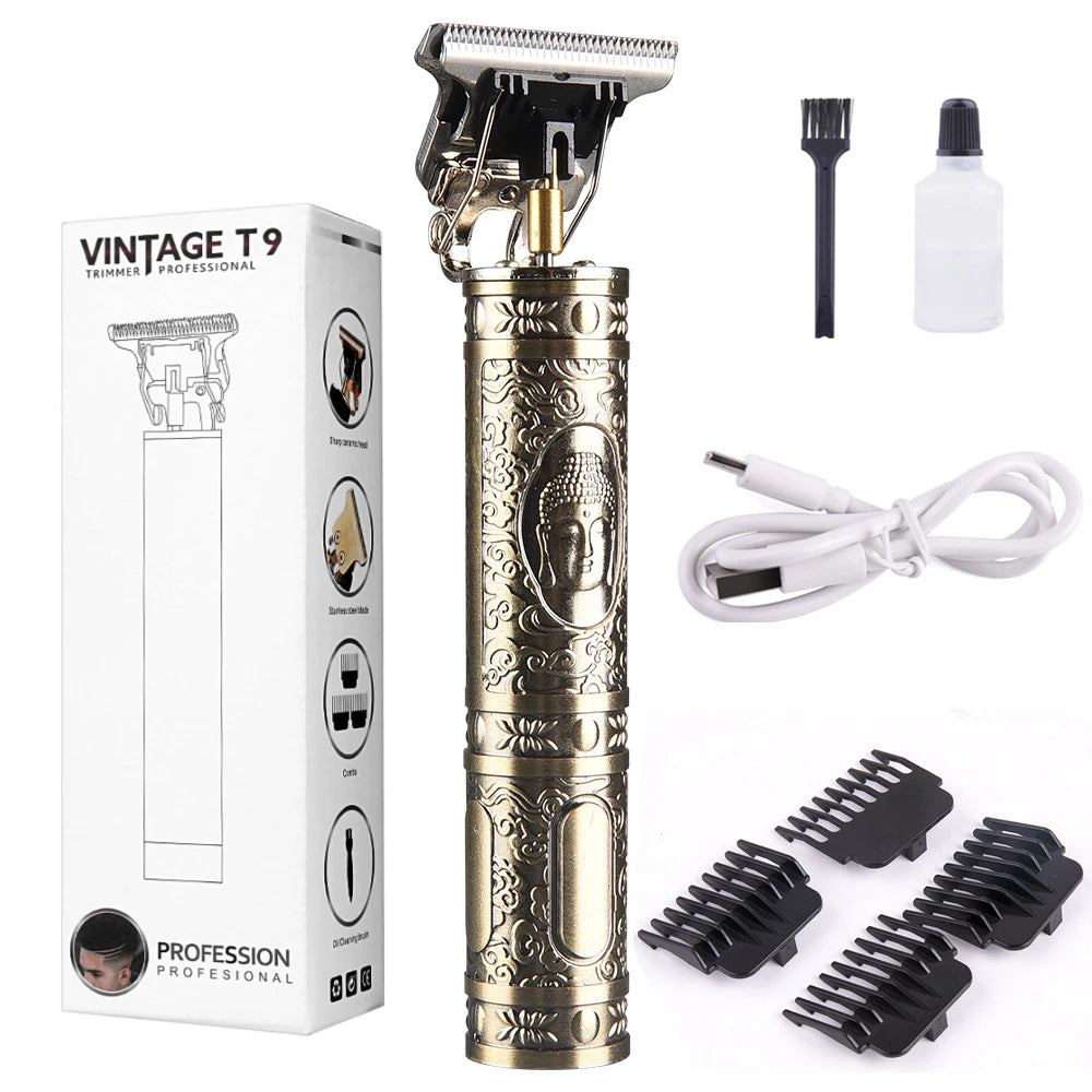 Wireless Professional Barber Retro Hair Trimmer