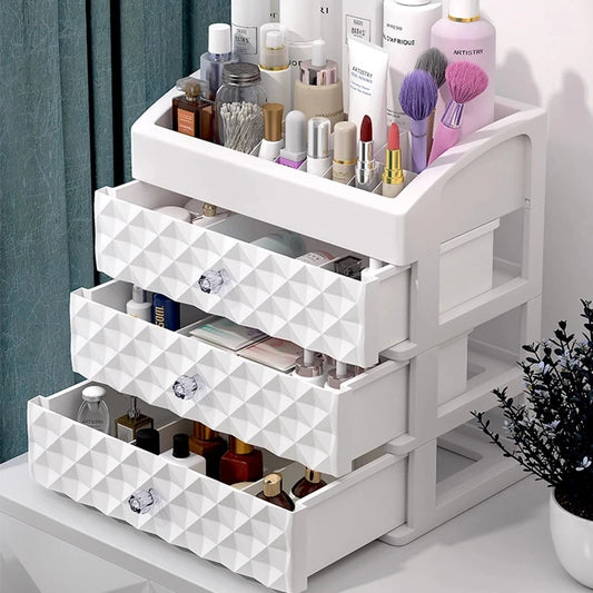 Cosmetic Case Organizer with Drawer