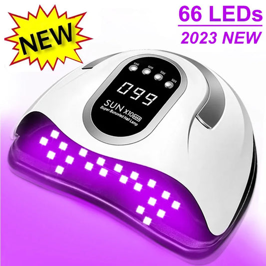 66LEDs Nail Dryer UV LED Lamp for Curing All Gel Nail Polish With Motion Sensor