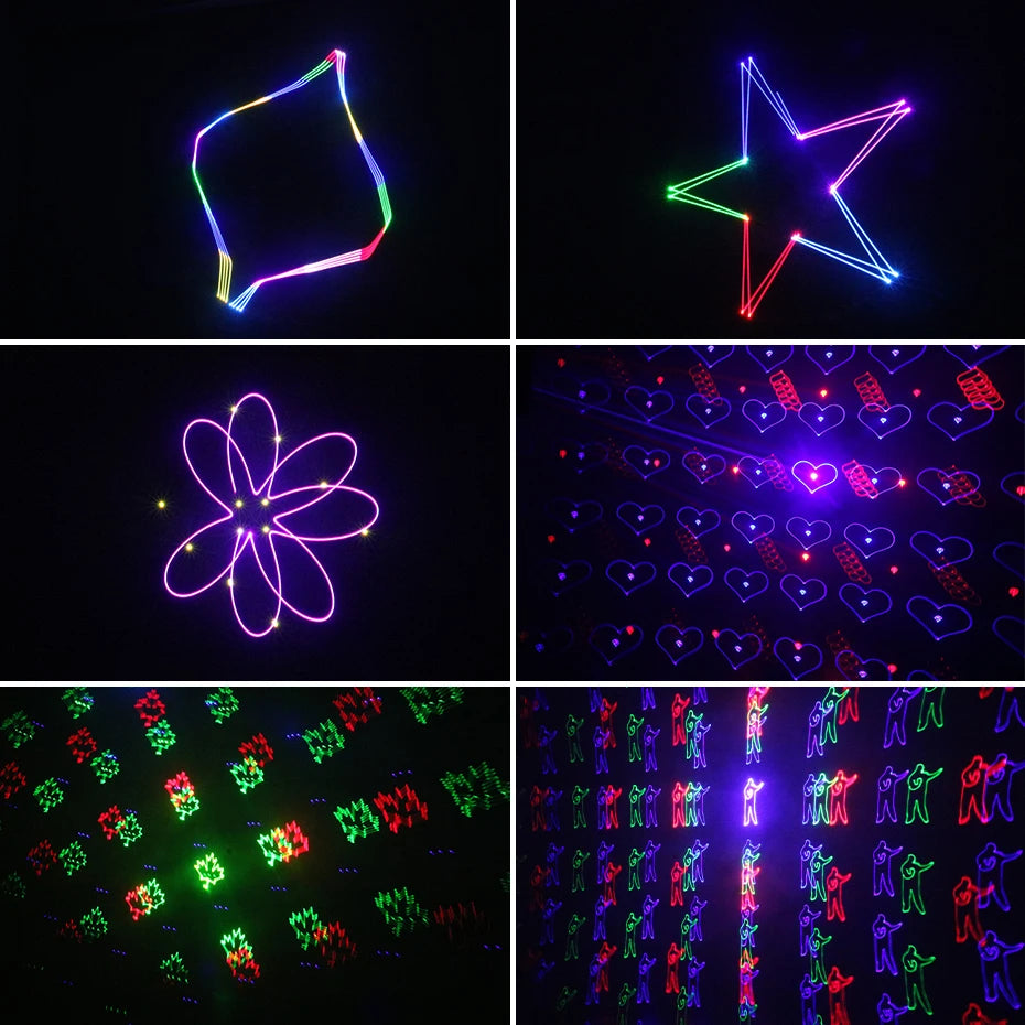 5in1 Animation 3D Beam Stage Laser Lights