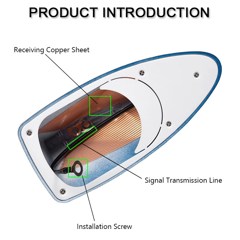 Car Shark Fin Antenna Auto Radio AM/FM Signal for Seat Ibiza